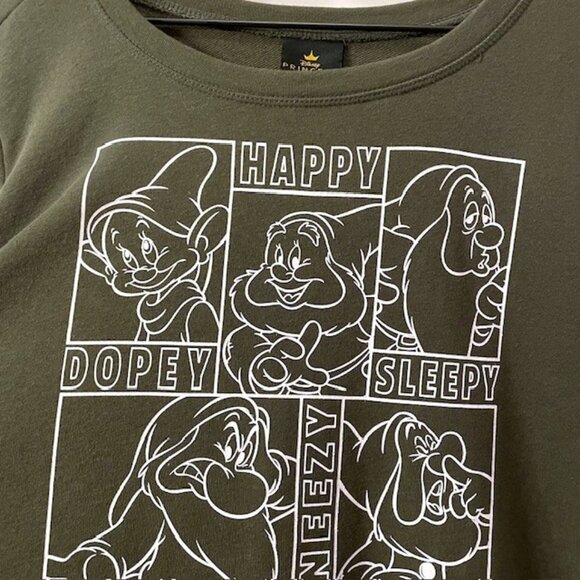 NWT Torrid Disney Snow White and the Seven Dwarfs Sweatshirt Size 2X Green - Picture 5 of 16